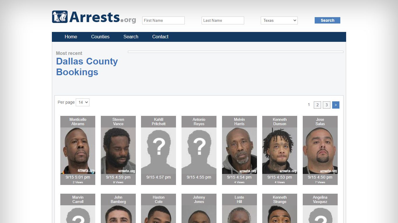 Dallas County Arrests and Inmate Search