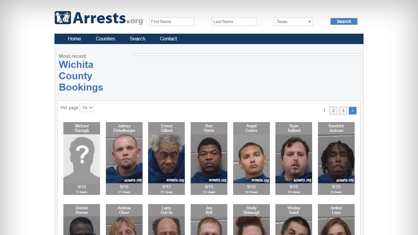 Wichita County Arrests and Inmate Search